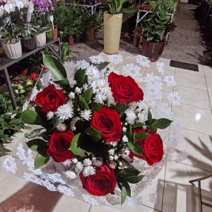 Buque redondo 6 rosas