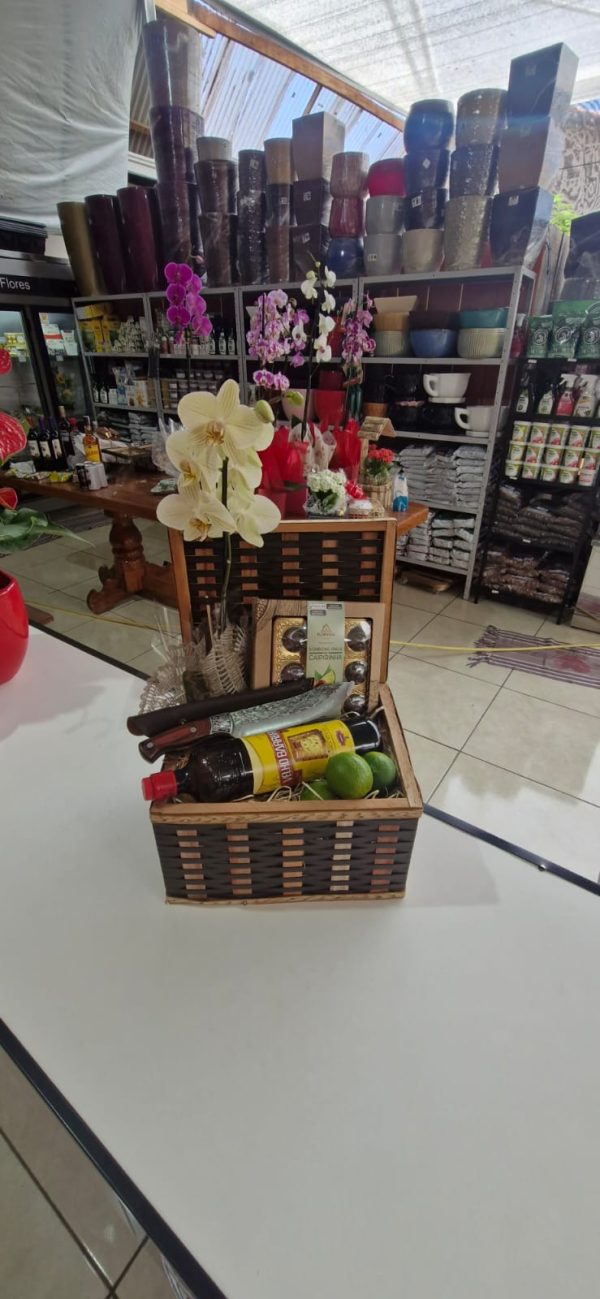 Cesta kit de caipirinha limao